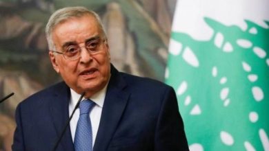 وزير الخارجية اللبنانى