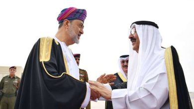 أمير الكويت وسلطان عمان