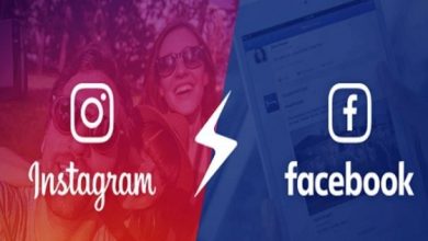 خدمة فيس بوك وإنستجرام