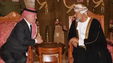 العاهل الأردني وسلطان عمان