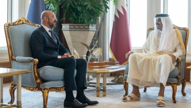أمير قطر ورئيس المجلس الأوروبى