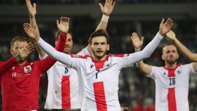 التشيكل الرسمى لمباراة جورجيا