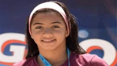 شذى نجم لاعبة السباحة