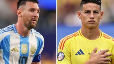 مباراة الأرجنتين ضد كولومبيا