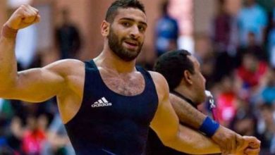 محمد مصطفى لاعب منتخب المصارعة