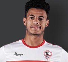 محمد عاطف لاعب فريق الزمالك