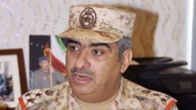 رئيس الأركان العامة للجيش الكويتى الفريق الركن طيار بندر المزين