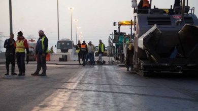 بدء عمليات الصيانة لطريق الدائري السابع