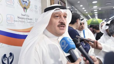 وزير الصحة يفتتح اليوم التوعوي في مستشفى مبارك الكبير