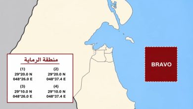 جناح طيران الشرطة: تنفيذ تمرين رماية بالذخيرة الحية في الموقع البحري (BRAVO)
