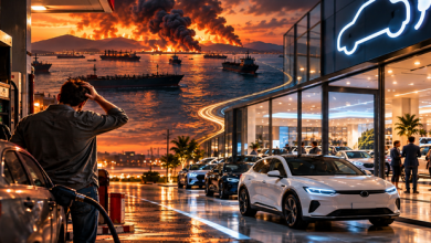 صدمة هرمز التي وصلت إلى معارض السيارات